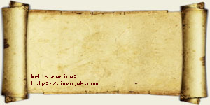 Una Perušinović vizit kartica